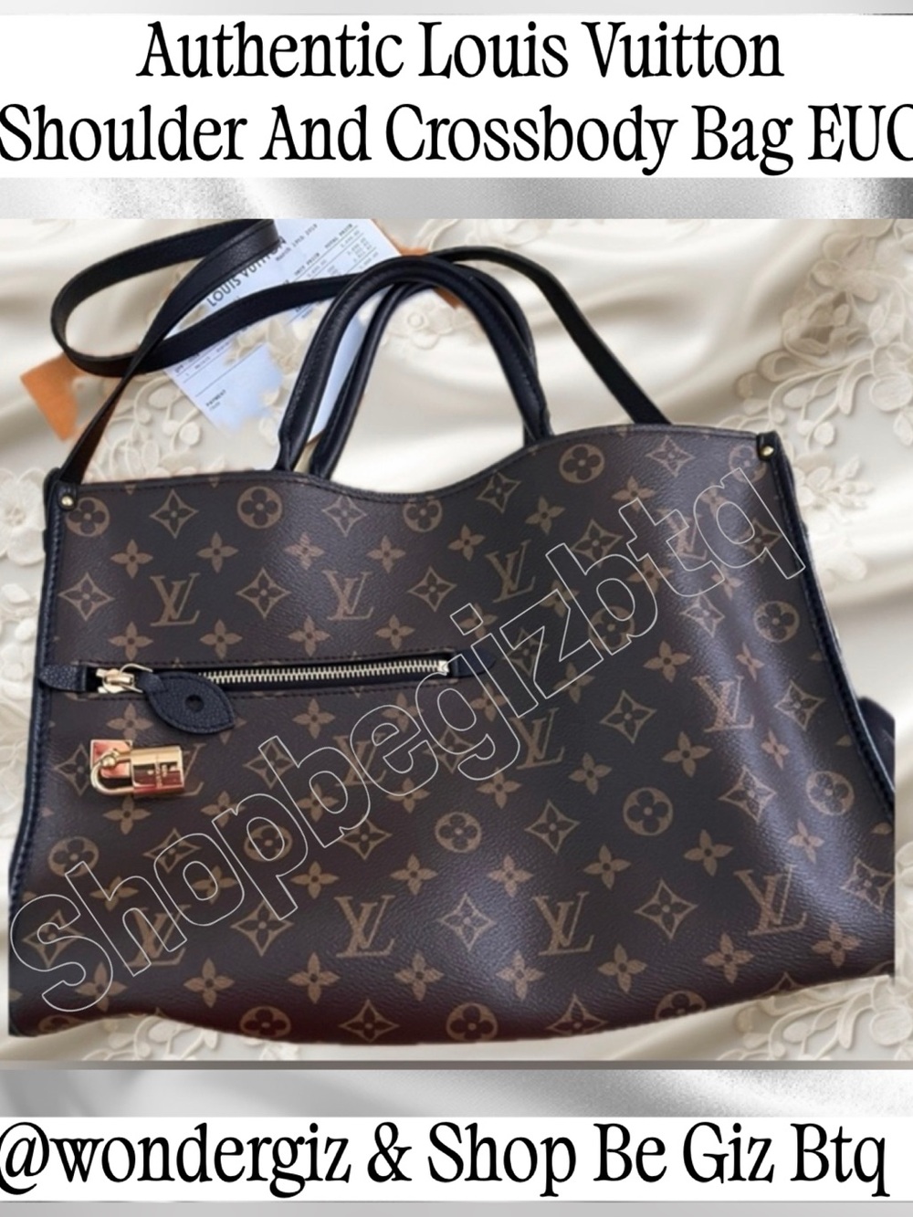 Louis Vuitton Popincourt MM Pristine Condition Authenticated EUC